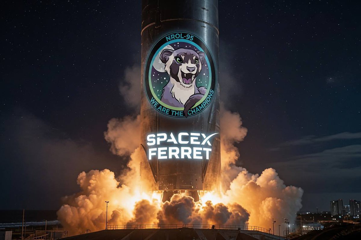 FerretOnEth's tweet photo. it's about to happen.@SpaceX and @elonmusk will post about $Ferret

#FERRET #ETH #MASCOT #MEME #SpaceX https://t.co/PkizsTWs2z