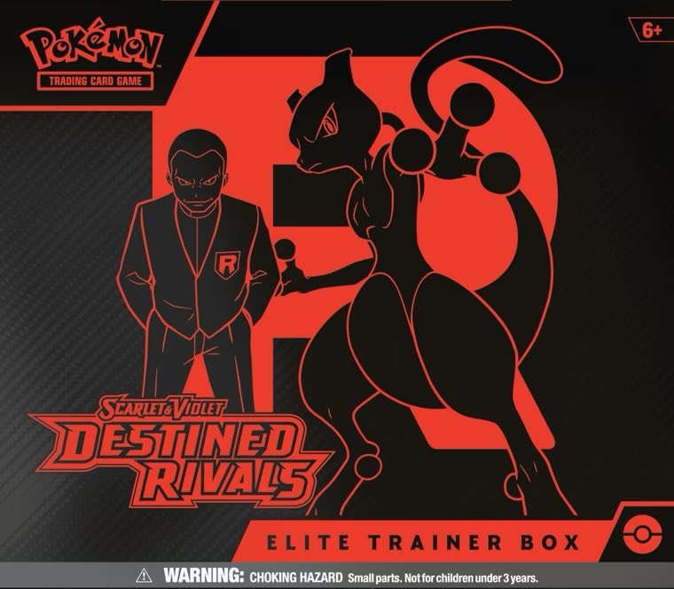 iamapokeMOM's tweet photo. - Destined Rivals Reprint -

Destined Rivals ETBs are available for preorder at GameStop, ICYI.

💳 $99.99
📅 Pickup late August 

Visit your local GameStop for more information. https://t.co/mhwWovrlEI