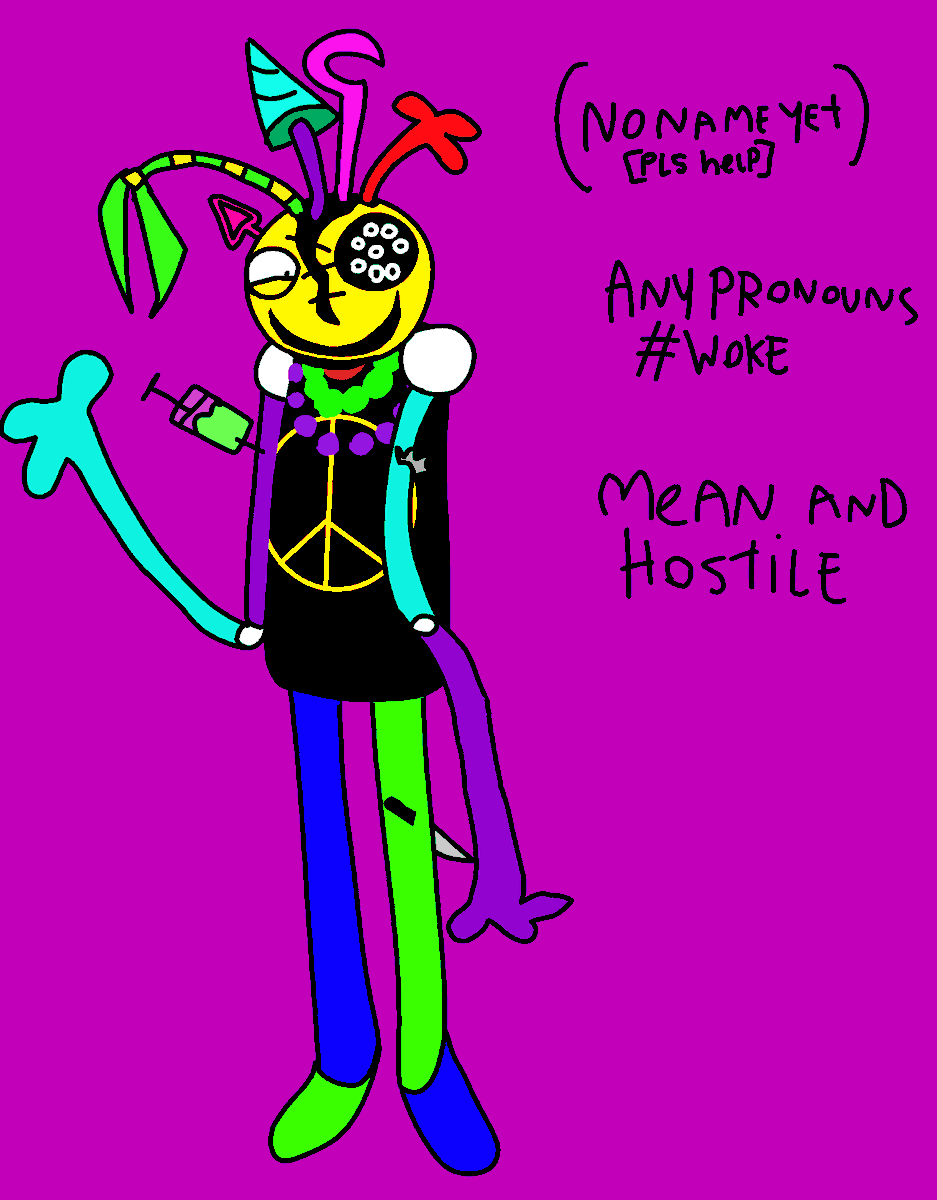 raverpenz's tweet photo. morgus bloodfest oc ref  (help me naming them plis)!! he isn't well liked by other bloodfest people due to his mean attitute, also he likes raver penz https://t.co/EEmIpnDbAX