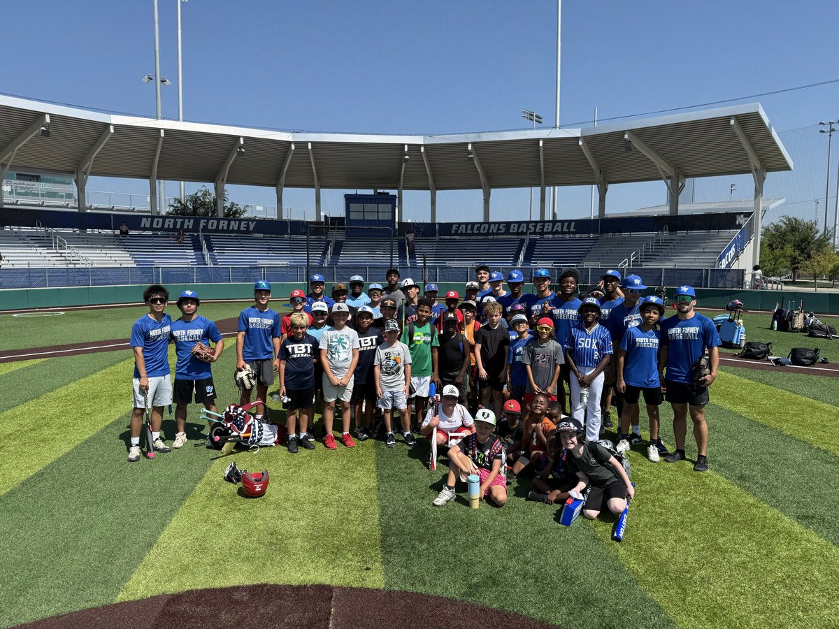 NFBaseball's tweet photo. We had a great week of camp last week! So many future Falcons showed out and had a great time! #WAWG https://t.co/qHsxz6aTSW