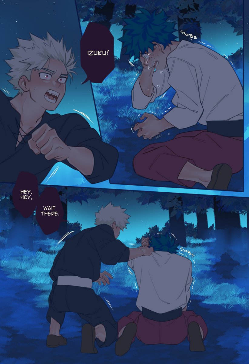 kyosein's tweet photo. Snowbound Promise - Episode 17 🧡💚(1/2)
(Winter AU/Omegaverse) ❄️🐺 https://t.co/BxFl07nrda