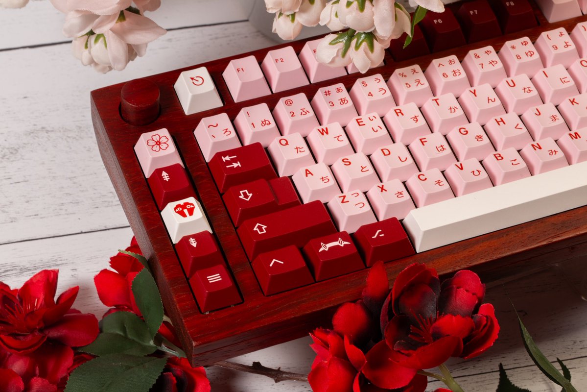 woodkeyboards's tweet photo. In honor of seeing @xerpocalypse at the OffKai keyboard meetup, here’s Darling on a solid Padauk wood keyboard 😍 (yes it’s naturally that color) https://t.co/1h7vdiRyy1