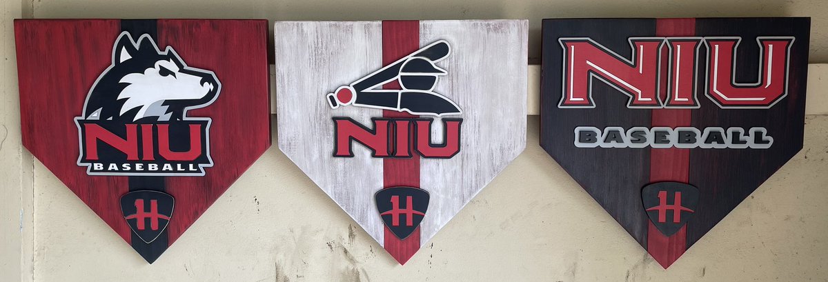 DC33Baseball's tweet photo. Busy day today finishing pieces for the NIU golf outing silent auction.  Go Huskies! Proud ‘93 Huskie and proud parent of a Huskie! https://t.co/CFBS9ZT67z