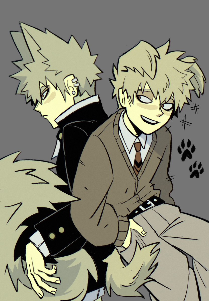 hlmx_667's tweet photo. Bakugo🐺 and Gogo🐕 + Gogoyami🧡🖤 https://t.co/ZG0uAorIs1