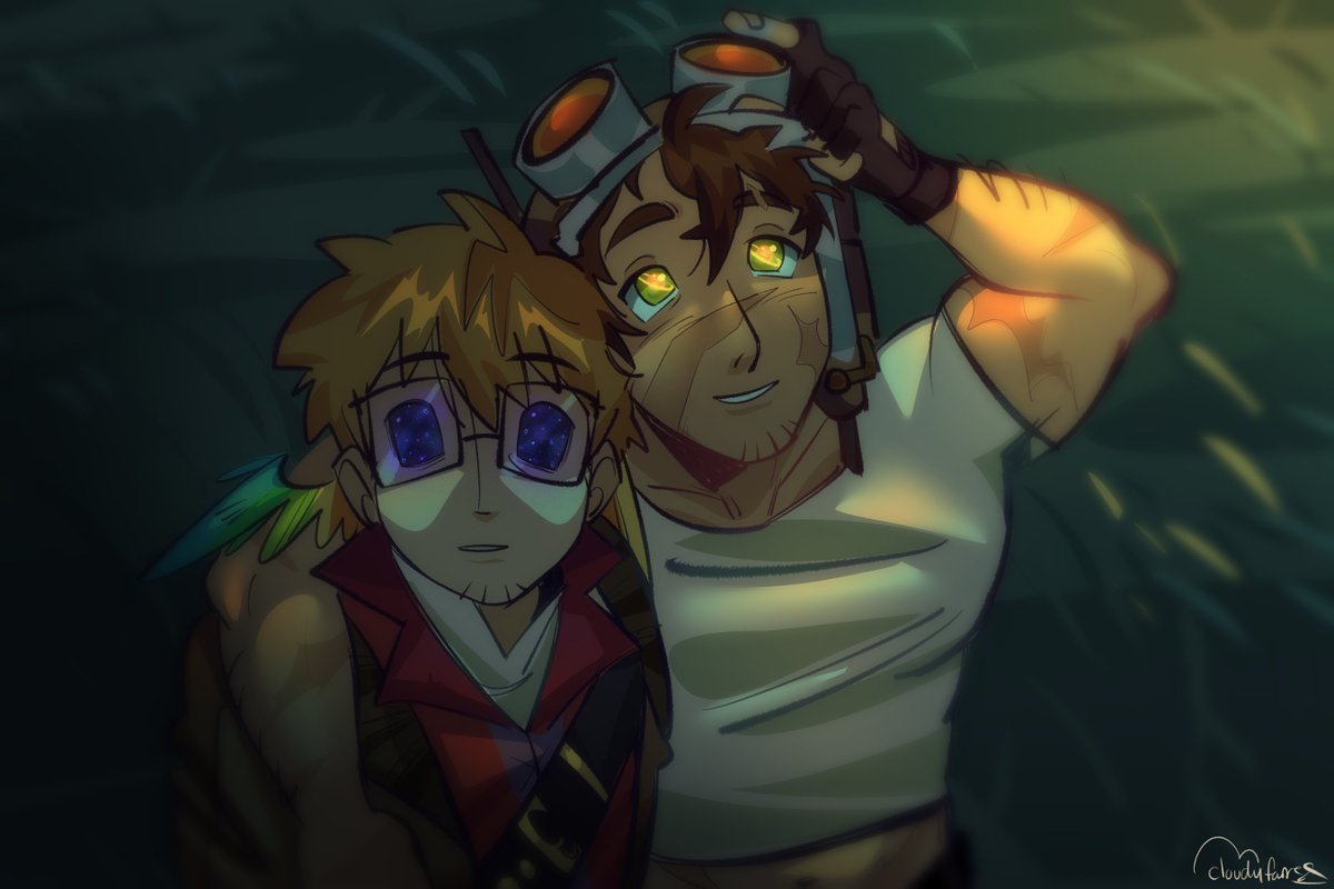 cloudyfairss's tweet photo. [ scarian, desert duo ]

stargazing https://t.co/9uQU73LQlS