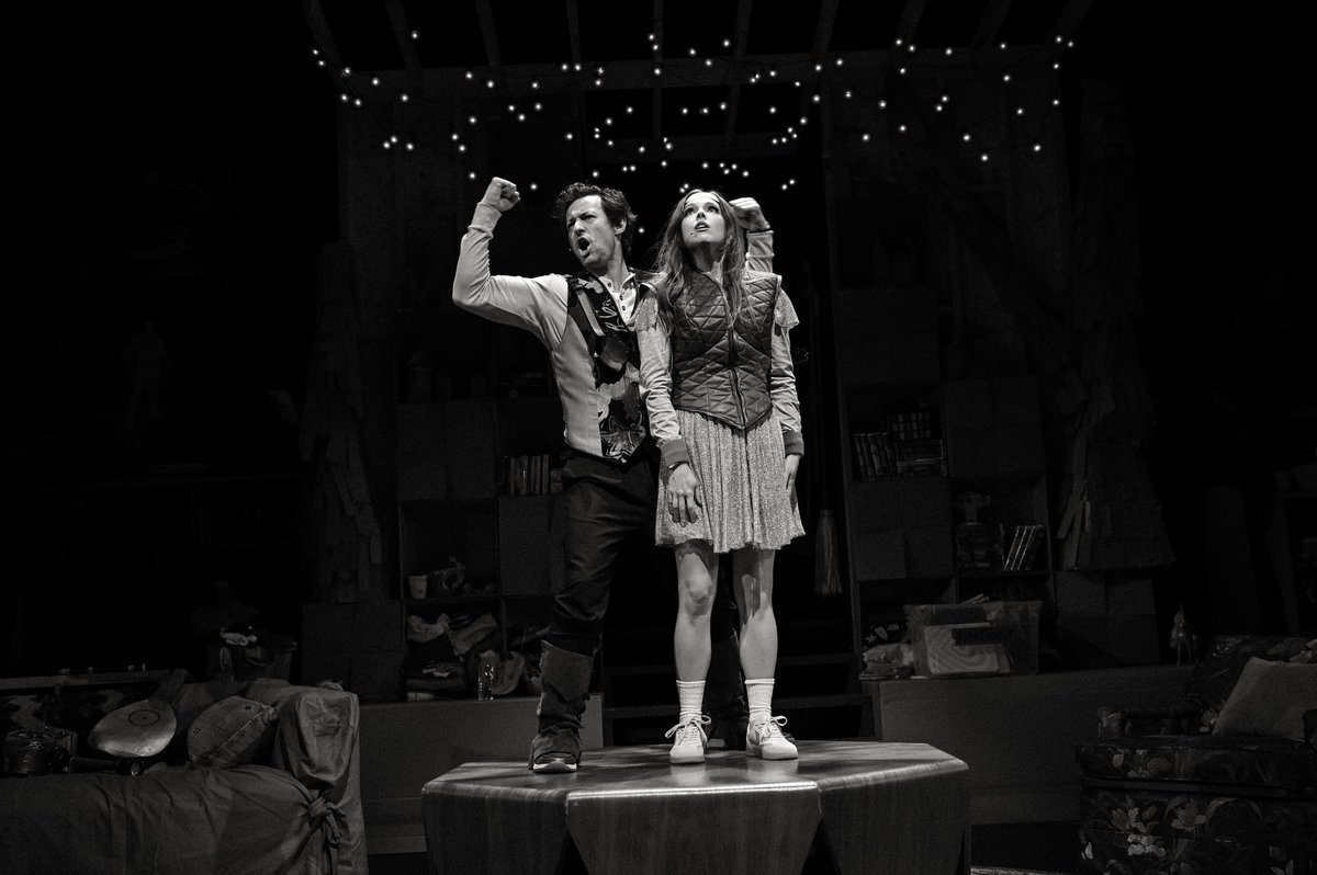 curtmega's tweet photo. “Sure there’s other things to do, but I’m choosing this with you.” I’m awfully proud of this show. It’s full heart, playfulness, creativity, and design from so many wonderful artists. We open this Thursday. I hope you’ll come hang out in our basement with us. 📷@paulgvbriel https://t.co/CqAfBQMgxL