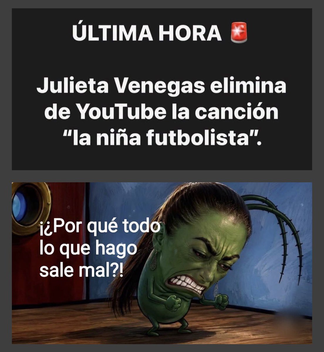 LdaCantinas's tweet photo. Todo lo que hace la 4T se incendia, se inunda, se cae, se cuadruplica su presupuesto, se lo merienda Monsiváis, o lo eliminan de YouTube. https://t.co/2FptVjJkeM