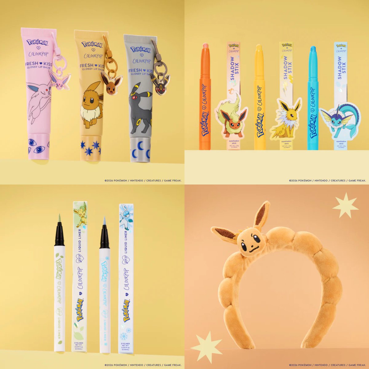 pikachu_pcn's tweet photo. Pokémon × ColourPop
EEVEELUTION

ポケモン ブイズとColourPopのコラボ

↓詳細はリプ欄で https://t.co/sdoNM1q4wy
