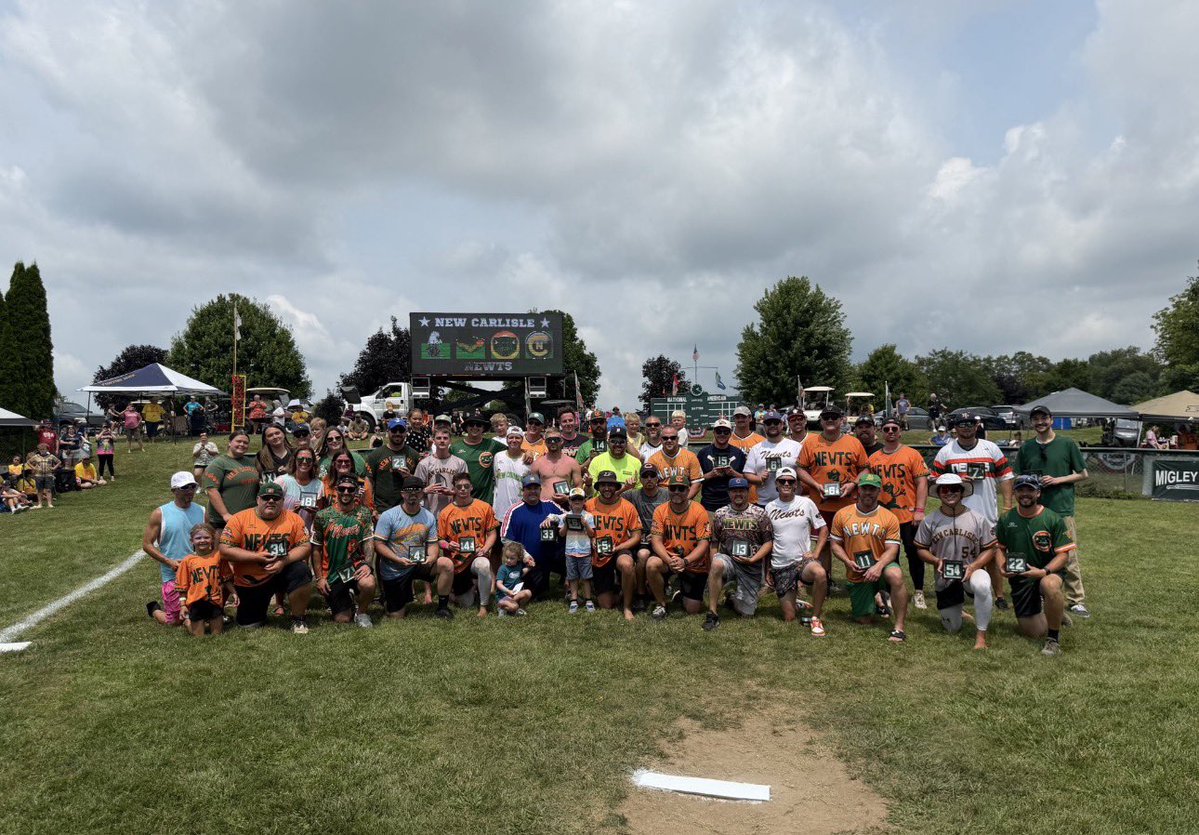 TheRealRieffer's tweet photo. What a 17 years it’s been #SeekingMigley An incredible weekend catching up with old friends and being a kid again playing wiffleball. Thanks to all my friends teammates and of course the 🐐 Koby Keck for making this the best weekend of every year. #WeFoundMigley 💚🧡🩷 https://t.co/krbwOgm7dA