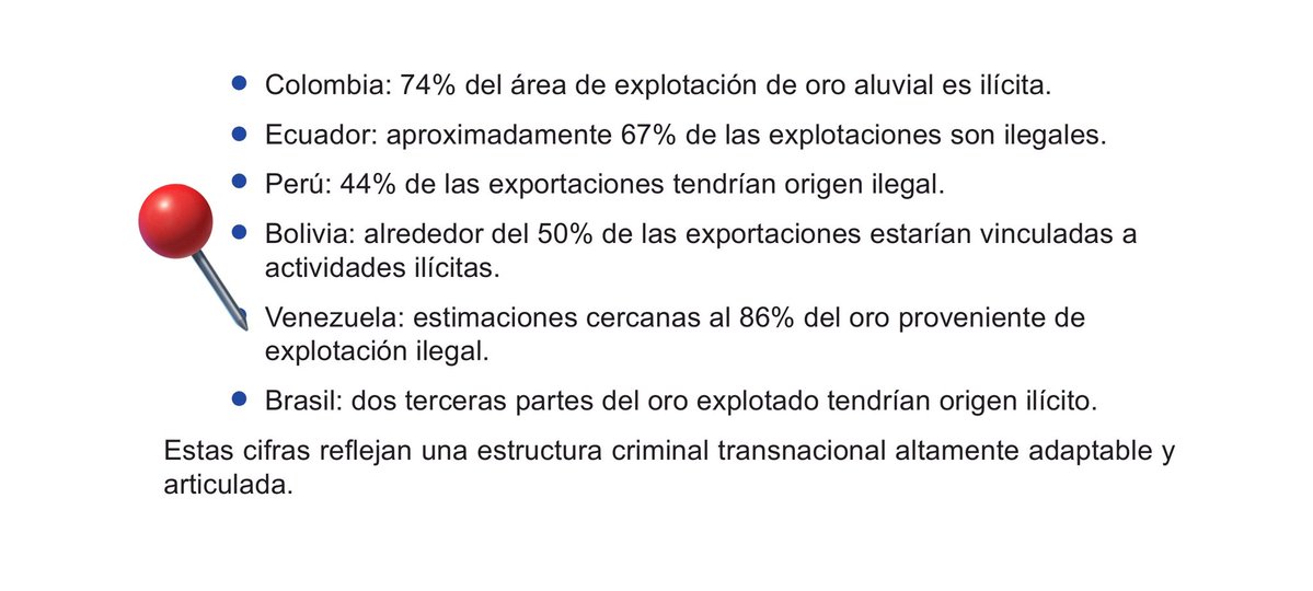 Fritz_A_Sanchez's tweet photo. #Atencion #Venezuela
En el reciente FORO INTERNACIONAL “Minería ilegal, violencia y crimen organizado" impulsado por #OLAMI, reseñan como casi la totalidad de la extracción aurífera del país es de procedencia ilegal !
#SurDelOrinoco
#EconomiasIlicitas https://t.co/3WG3jjGtcK