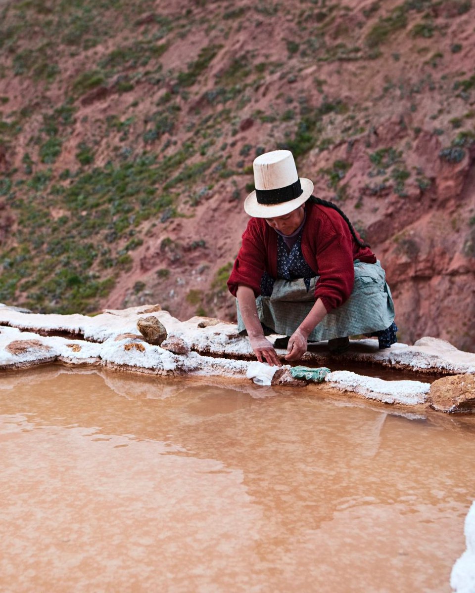 tierrasvivas's tweet photo. #MarasSaltMines: thousands of stepped pools, one ancient process.
Salt water from a mountain spring, sun evaporation & communities keeping a pre-Inca tradition alive, all with #SacredValley views behind. πΏβ¨
Did you know this place? π https://t.co/FsUh0uWqYA
#VisitPeru https://t.co/xxBdxrfgCr