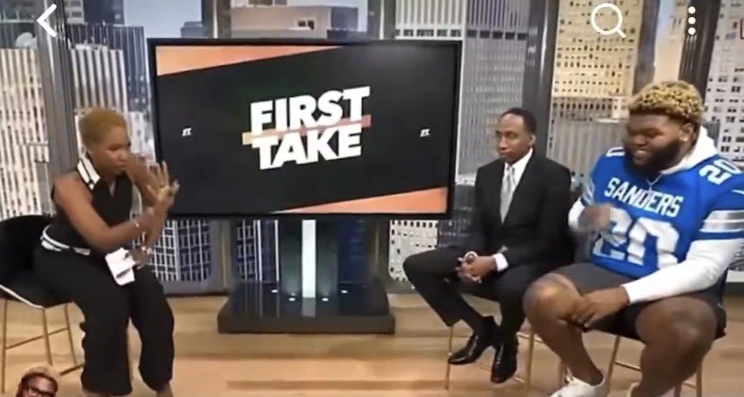 germanfromtj's tweet photo. @coachandere6xa Stephen A face after she said that 😁 https://t.co/Ll55usYBd8