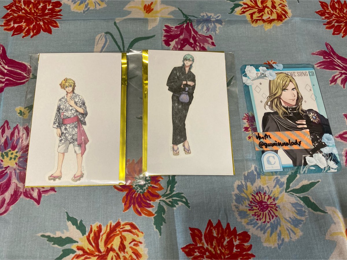 guminnalady's tweet photo. 【交換】うたプリ グラショ YUKATA-MODE 浴衣 和紙ステッカー

譲:翔、藍

求:カミュ1決まり次第レン1

都内手渡し希望です。(平日18時以降、できれば池袋〜渋谷あたり)検索からもお気軽にお声がけください。よろしくお願いいたします。 https://t.co/LnhA5GK9ij