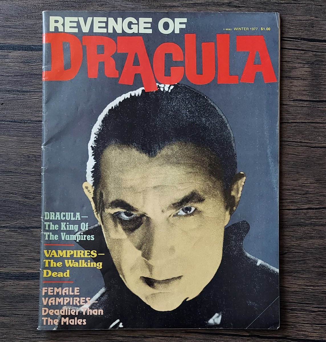hyaenagallery's tweet photo. Revenge of Dracula Magazine. Winter 1977, Eerie Publications. 

https://t.co/jGEOkxCWRJ https://t.co/6du23NoFHG