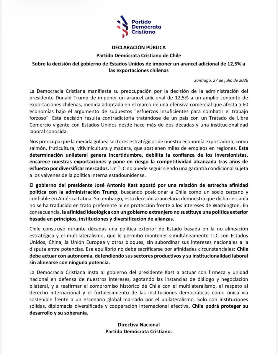 Democracia Cristiana tweet media