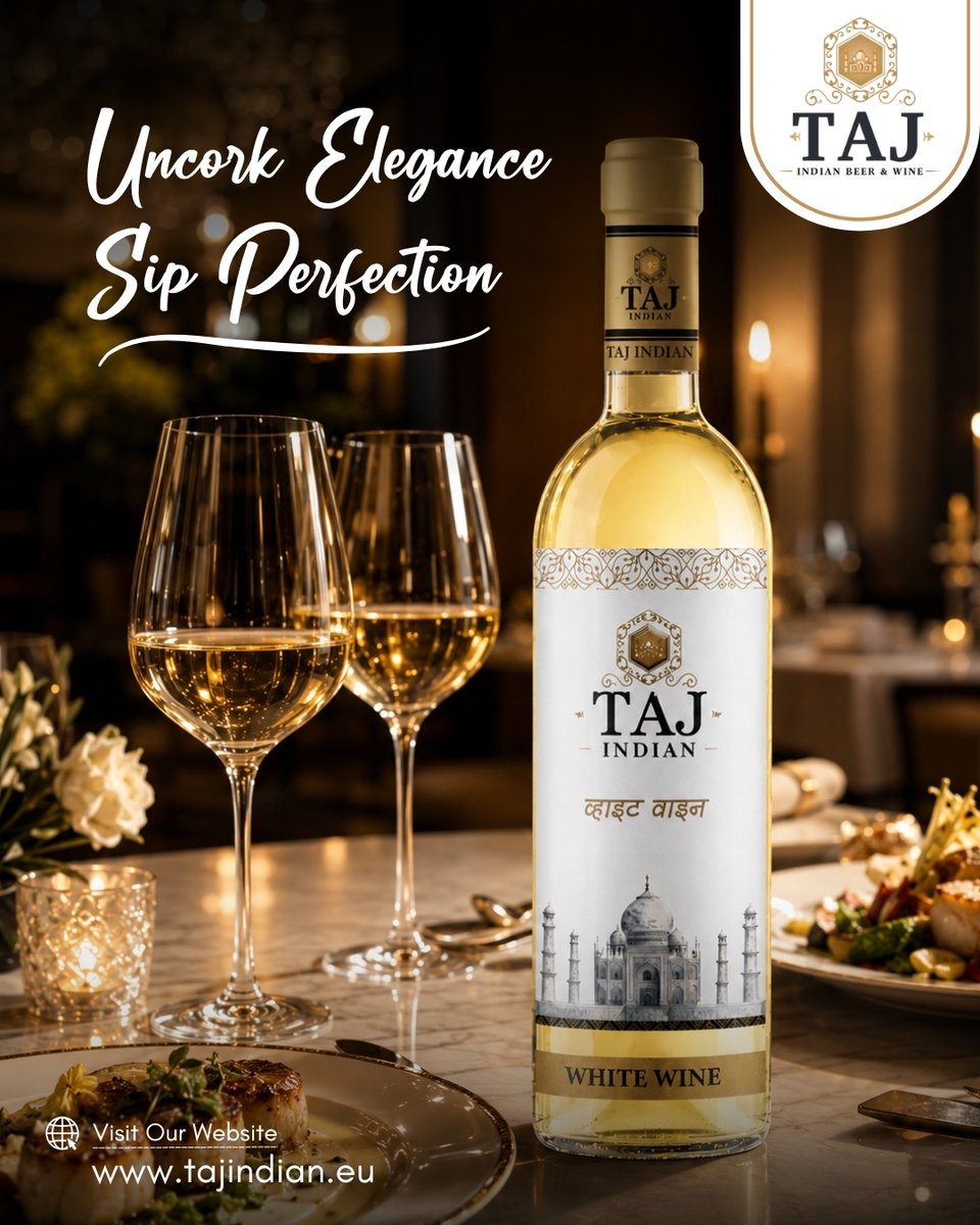 tajindiangroup1's tweet photo. Golden Moments, Perfectly Poured
Crisp white wine delivers refreshing elegance, smooth flavors, unforgettable celebrations, and timeless moments together. 🥂🍇
#WhiteWine #WineLovers #SipInStyle #CheersToLife #FineDining #ElegantEvenings #WineTime #wineday #tajwine #Wine #winemoments
