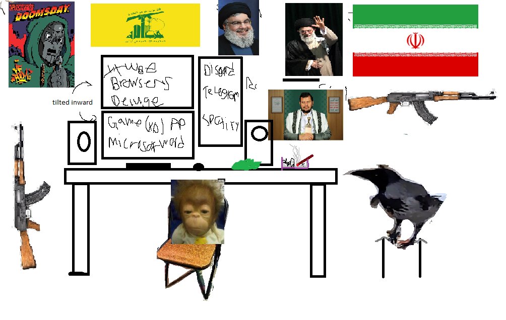 dinoslayer1337's tweet photo. this is me and i live like this, gettin dat double stacked 27 inch and a 16:10 vertical wallahi https://t.co/Ry4dM1gwJI