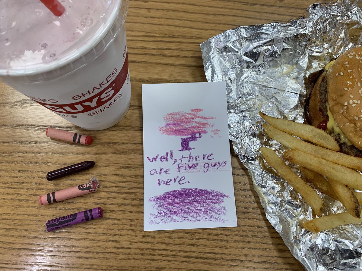 Claire_DeLoon's tweet photo. *They hand you a burger. https://t.co/D94UZkUXAQ