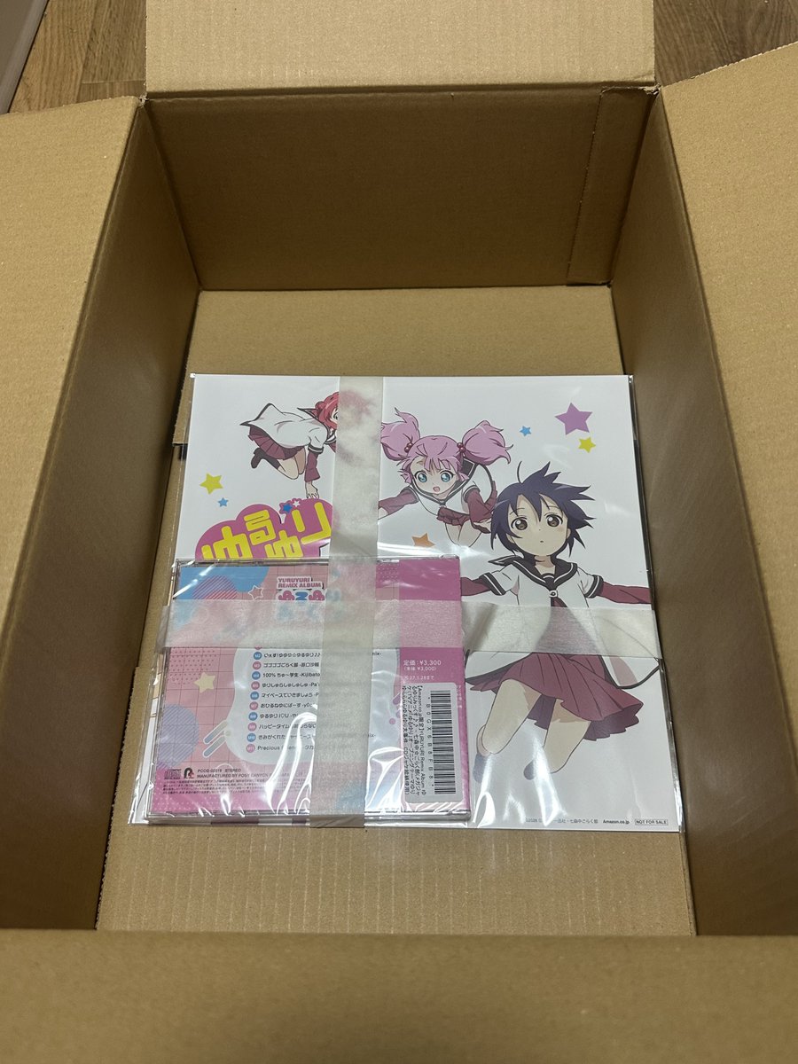sacksacu's tweet photo. 来た！！届いた！！ゆるゆり！！ https://t.co/RaPtJFzB5s
