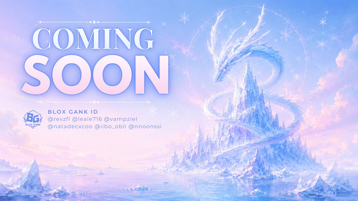 BloxGid's tweet photo. 🎣 GALATAMA GLACIAL SERPENT segera hadir di BLOX ID! ❄️🐍

🏆 Sistem poin
Prize: 
 • Skin Bundle 
 • 3× Spin
 • Slot PTPT Event Update

📢 Join Discord BLOX ID untuk info jadwal, rules, dan pendaftaran.
https://t.co/8W9fe6Qsjk

#FishIt #Roblox #BloxID #FishingEvent #Galatama https://t.co/K3QZuL30iO