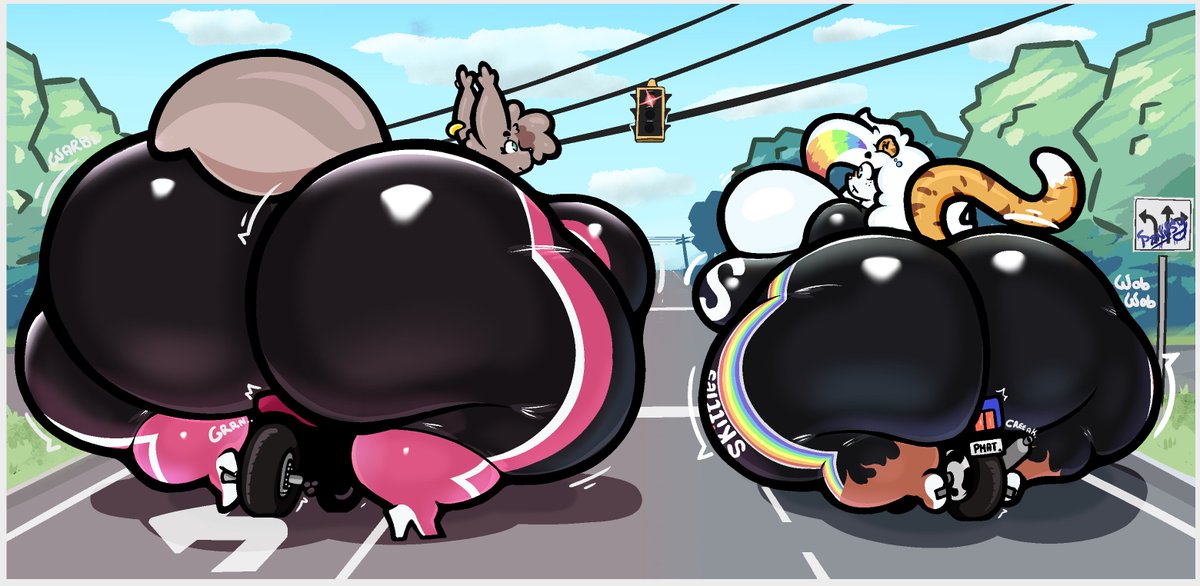 Pennsy8's tweet photo. Ive heard of a road block but C'MON !!!

May + Spectra belong to @CoRy1954 ! https://t.co/NGI5eenZNF