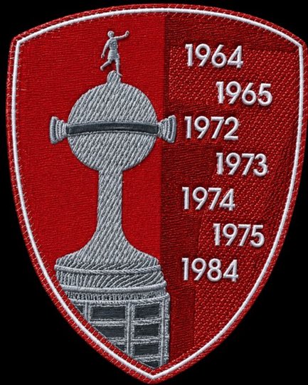 CAIplaneta's tweet photo. Pero mira lo que es este parche. Mato y muero por una octava Copa Libertadores. https://t.co/UqSpOTemWp