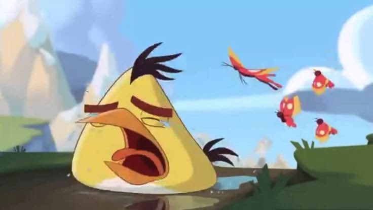 emuu8u's tweet photo. the gay bird from angry birds https://t.co/mKBUCundiS