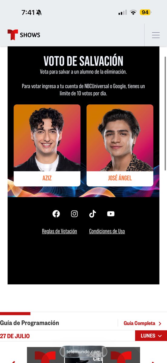 presskrieger's tweet photo. No entiendo porque Carla no aparece para ser salvada si el de mayor votos fue Aziz #OperaciónTriunfoUSA https://t.co/6SwkE6cLs0