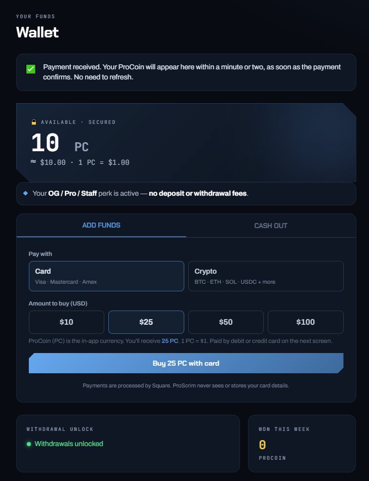 proscrim's tweet photo. Card Payments are Live and Running. 

Lets run some games!

https://t.co/mN5jzvKBvf

solana:7k4JoPp1CEnm3ypLwnpqoEc9ysw95oeTdxdrTFBQpump https://t.co/gatqBeGVlG