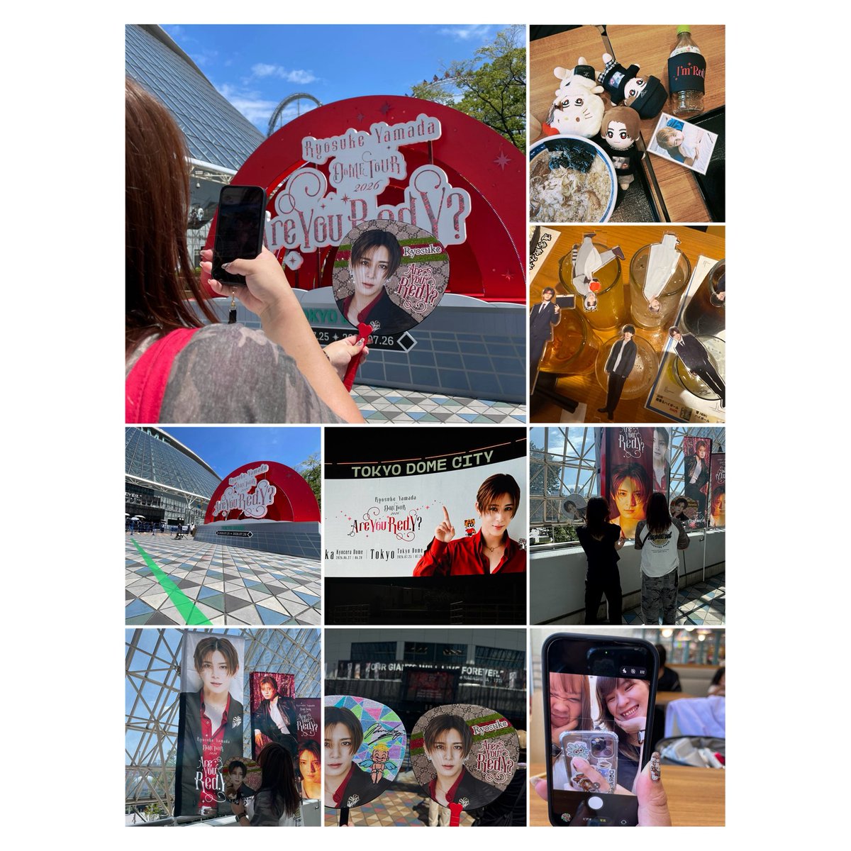hsj_mana_74's tweet photo. 2026.07.25 ❤️

最高の思い出をぎゅっと詰め込んで📸

素敵な時間をありがとう。

親友ちゃん、みーちゃん、
一日一緒に過ごしてくれてありがとう🥹

会ってくださった皆さんもありがとうございました✨

また宝物がひとつ増えました😊

#AreYouRedY
#Ryosukeyamada https://t.co/0YrG9w9PR8