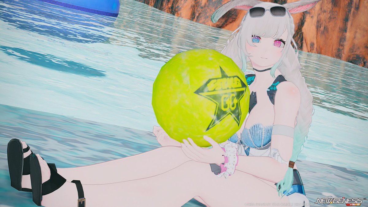 ponpon_erin's tweet photo. #PSO2NSG_SS 
キャスコも夏を満喫したいのです( ˇωˇ ) https://t.co/gqspgXP1YG