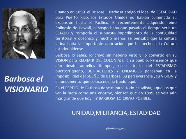 barricada_azul1's tweet photo. BARBOSA EL VISIONARIO
por @barricada_azul1 

#Natalicio169 #BarbosaVive #Estadidad 🇺🇸🇵🇷 la @FuerzaDPueblo https://t.co/SsZlQ4IqWk