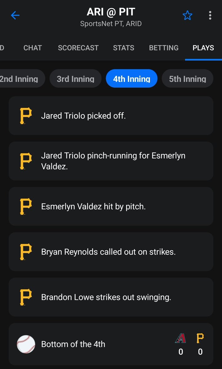 BabuBoston's tweet photo. Dawg.... out of the 9 Pittsburgh Pirate players that could of got hit, the nigga I bet on would be the one to get hit by the ball! 😭😭😭 fawkkkkk!! Why Esmerlyn Valdez though Merrill, WHYYYY?! https://t.co/j4Xa5ARh1c
