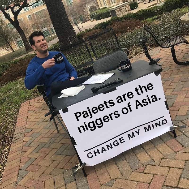 UncleKnucklefun's tweet photo. @OrderOfThePoo All the way to the sub 70 IQ, pajeets are just plain old niggers. https://t.co/1KVLHGGwTU