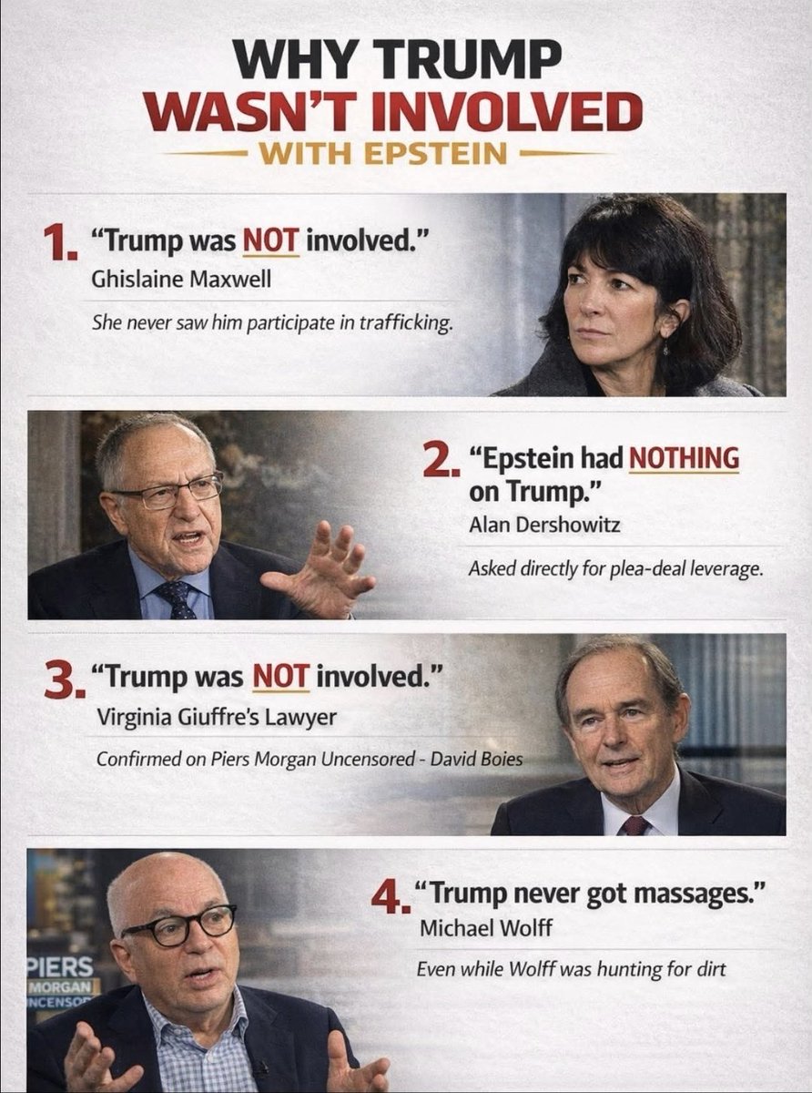 fhmonaco's tweet photo. @MHTruthUltra @MichelleRM68 Well,if I was a Democrat, I'd get ALL of Epstein's victims and have them on CNN, MSNOW, etc., and have them tell ALL they know. That would instantly finish Trump.
Wonder why that doesn't  happen.. https://t.co/tXLzsoLf3D
