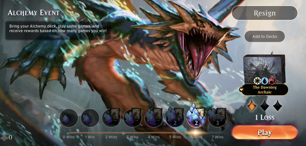 MtgE111's tweet photo. Alchemy Event 14-3
ばあば抜く選択肢もあるよね
 #MTGA_Alchemy https://t.co/tccVM9SMVV