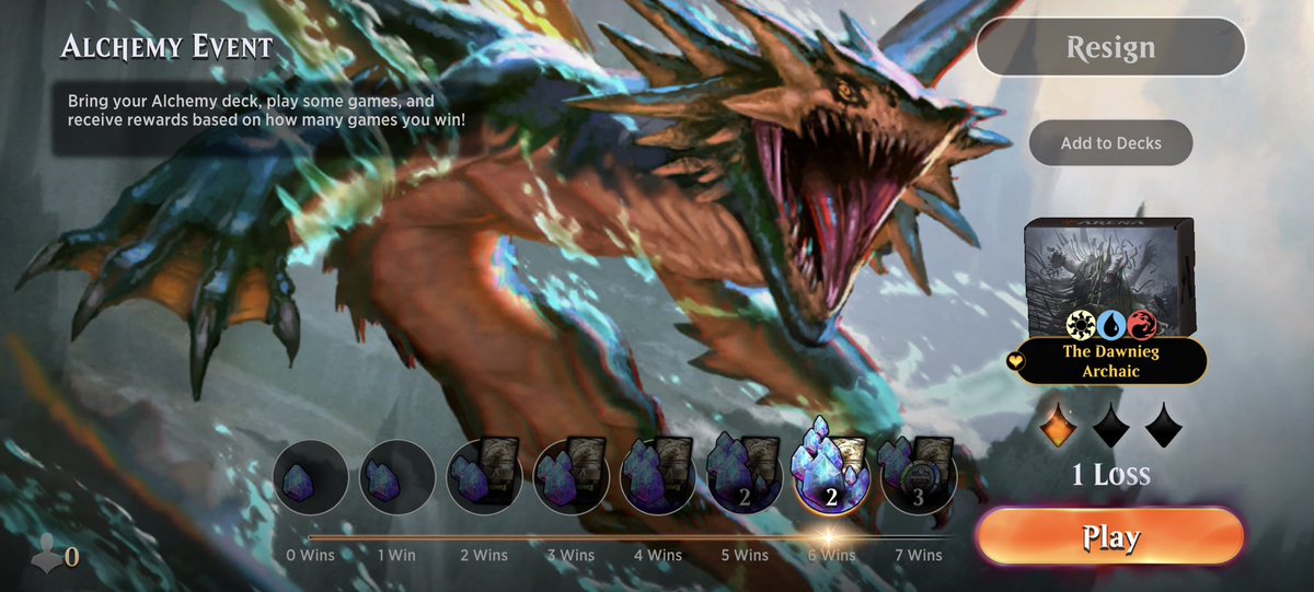 MtgE111's tweet photo. Alchemy Event 14-3
ばあば抜く選択肢もあるよね
 #MTGA_Alchemy https://t.co/tccVM9SMVV