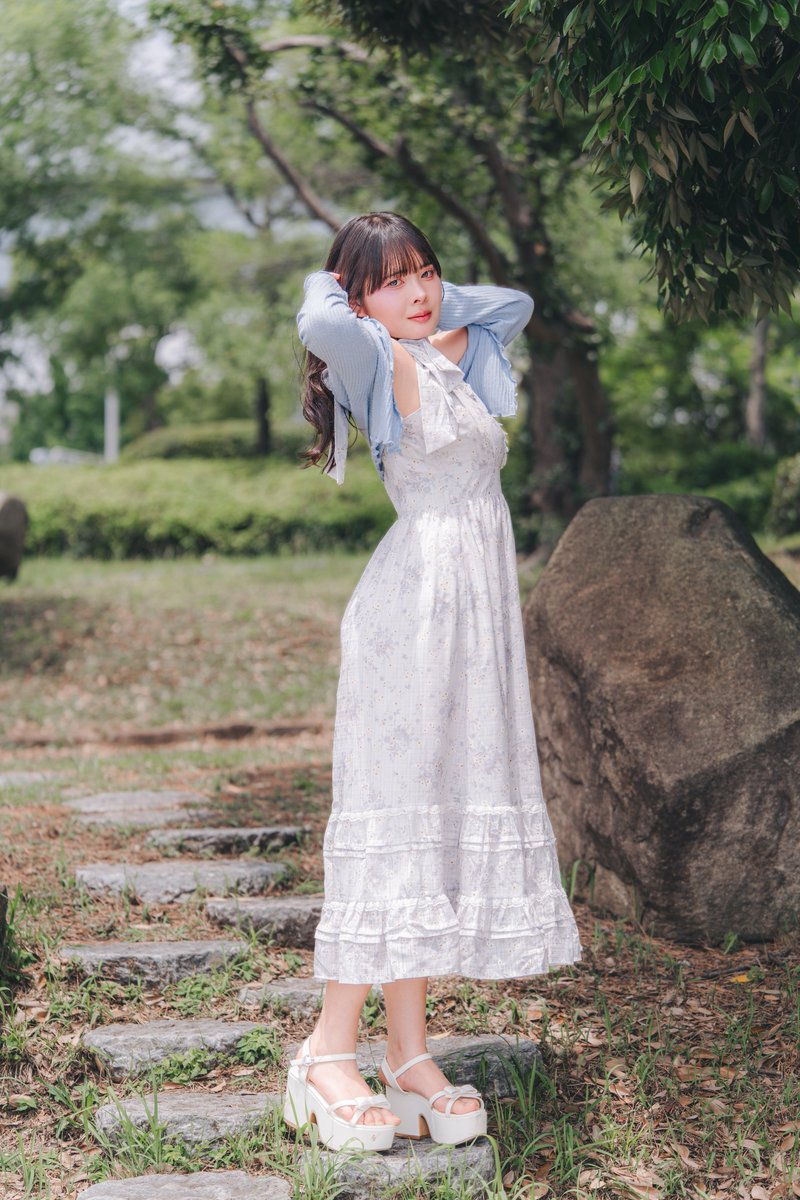 実物写真掲載 Aimeine Aero-Mochi フレンチニット 早安！ 2026/6/6フレッシュ大撮影会 Model: 亜莉奈さん @arina910_ 別