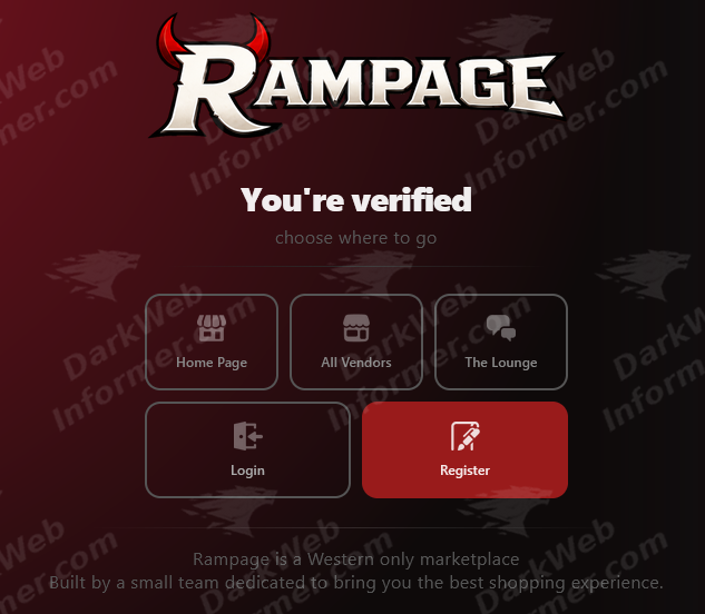 DarkWebInformer's tweet photo. ‼️ New Darknet Market being advertised on Dread called Rampage.

Dread Thread: https://dreadytofatroptsdj6io7l3xptbet6onoyno2yv7jicoxknyazubrad[.]onion/post/7a59f91b957f189d4c12

Dark Web IOC: http://rampagel6own7ds6iwwhnwmfgkkpnwgdl27bruf3johkxpdf4xfsy2yd[.]onion

IOC 2: http://ijzibzoxgkwougv7lx43wigora2bbplht3zkzmnqfrspakg5yhjsldyd[.]onion