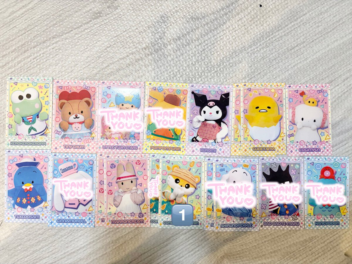 _usahanachan's tweet photo. サンリオ キャラポトレ 4  ポトレ ソフトクッキー ウエハース 交換探してます

【求】ウサハナポトレ＞その他ウサハナ関連検討

【譲】画像参照 

郵送での交換を希望しています！
ポスト投函了承していただける方だと助かります🙇🏻‍♀️お気軽にご提案してください！ https://t.co/M0ZK4MO9wE