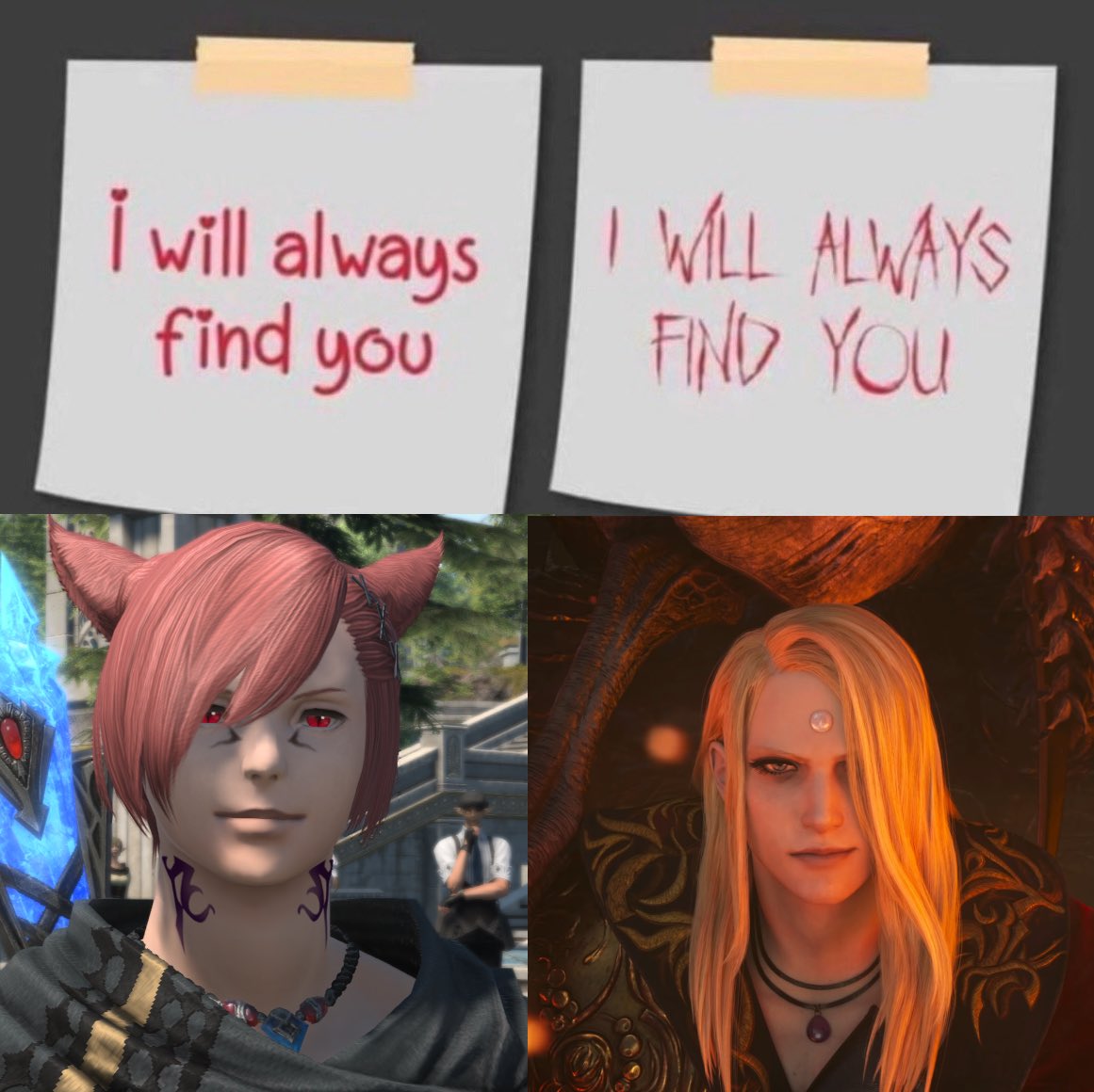 snark_talks's tweet photo. A TEST OF YOUR REFLEXES! #ffxiv #ffxivmemes #zenos https://t.co/IXXRHfxRKC