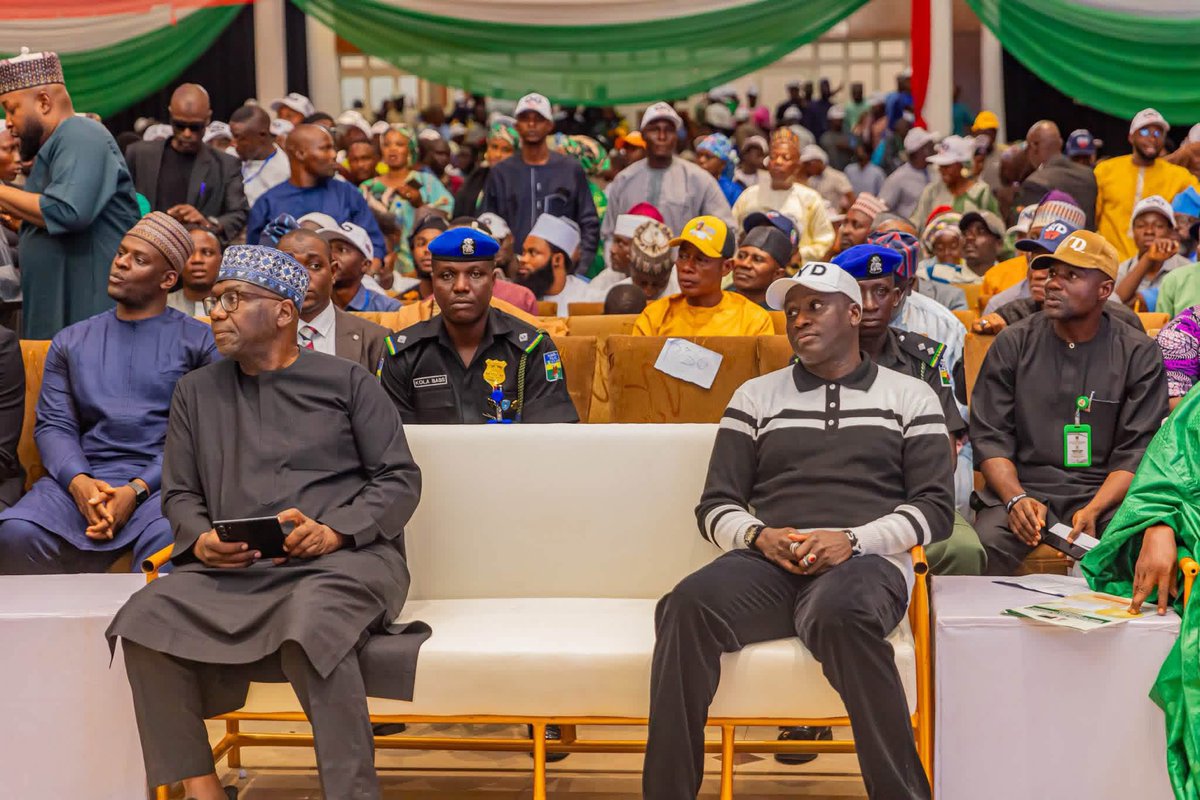 SalihuDanlad's tweet photo. Earlier today, I had the honour to host our leader, Governor Mallam AbdulRahman AbdulRazaq, alongside our party's candidates and the amazing youth across Kwara.

I sincerely thank His Excellency for the trust reposed in me and indeed in the youth of our dear state. By His Grace, we will use our experience to sustain and improve upon the transformation agenda of Kwara that we are all part of.

Without mincing words, Governor AbdulRazaq has performed wonderfully well. Even those who talk on radio and television have never for one day said he has not performed. As someone who has been part of oversights, I can confirm to you that the governor's impact is felt in all 193 wards of Kwara.

We have learnt a lot from his leadership, and by God’s grace we will keep the train moving. Whenever people ask about capacity or popularity, my answer is simple: Mallam AbdulRahman AbdulRazaq is gaining more popularity, and all of us who contested the primaries did so on the strength of his structure.

As candidates, we are already reaching out to our brothers who are aggrieved as part of moves to deepen reconciliation efforts of the party. And to our elders in the party, the insinuation that we are coming to retire the elders as young people is unfounded; our administration has gained so much from the elders’ wisdom, and we will always leverage their wise counsel, as there's no retirement age in politics.

Kwara will be greater, and together we can do it!

SYD