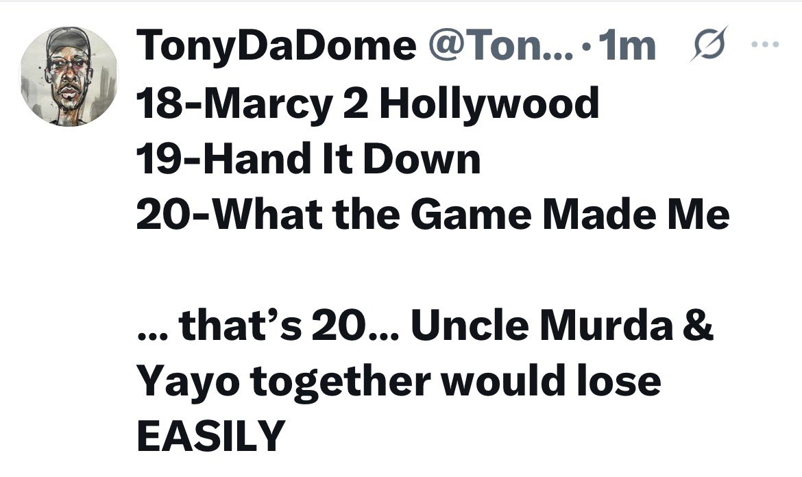 TonyDaDome's tweet photo. Let’s wrap this up . This is my last Memphis Bleek, Tony Yayo &amp; Uncle Murda tweet. There is reality &amp; there is goofiness. Take your pick.✌🏽 https://t.co/fa761llazE