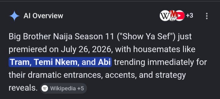 FootieSpaceOnX's tweet photo. @Trammani9 already topping the trending charts &amp; it's barely day 3😅 #bbnaijaS11 #tram https://t.co/NVnY6C2kzL