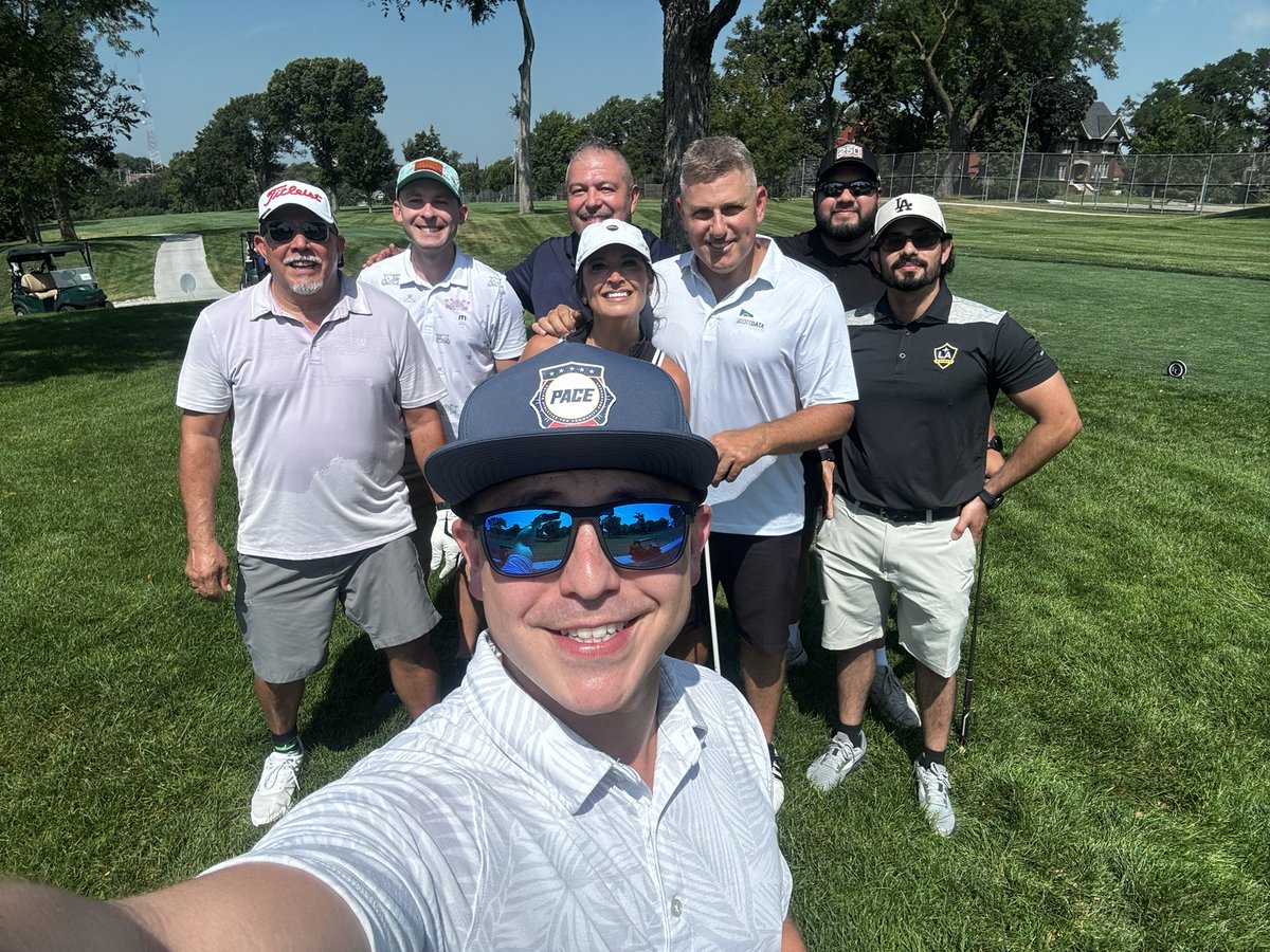 LLEONebraska's tweet photo. Some of our members beat the heat and took part in the @PACEOmaha Police Athletics for Community Engagement Golf Fundraiser today! We love coaching, volunteering, and sponsoring teams for this great organization. https://t.co/mtuPJMyJMQ