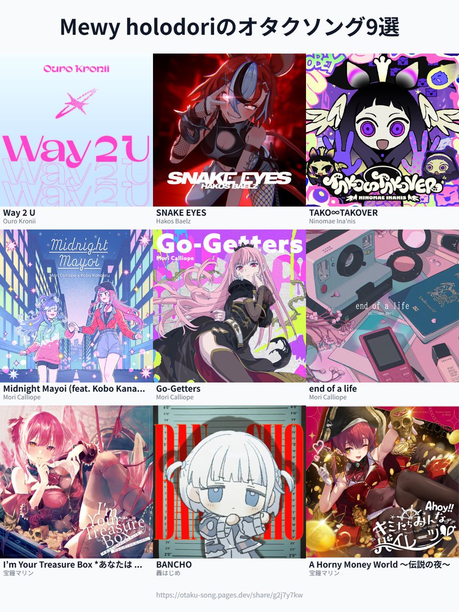 Mewy2115's tweet photo. Here are songs i would love to see in Holodori :3 https://t.co/ExsEhFcLV7