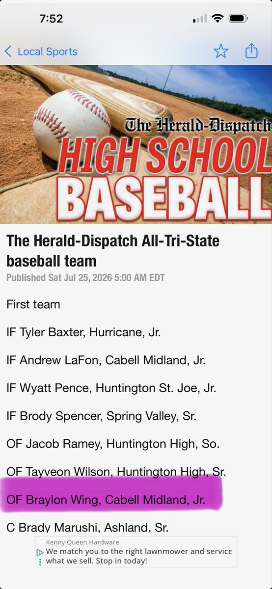 BraylonWin3451's tweet photo. I’m happy to be apart of all tri state team! @DPetey27 @Douglittle1 @tjacks17 @LandonPowell10 @todd6pop @Janw38 @JMullins85 @kowalobear126 @dskirka
@TB2performance @prestonleon55 @BUncommitted @heralddispatch https://t.co/CskNEbGcuu
