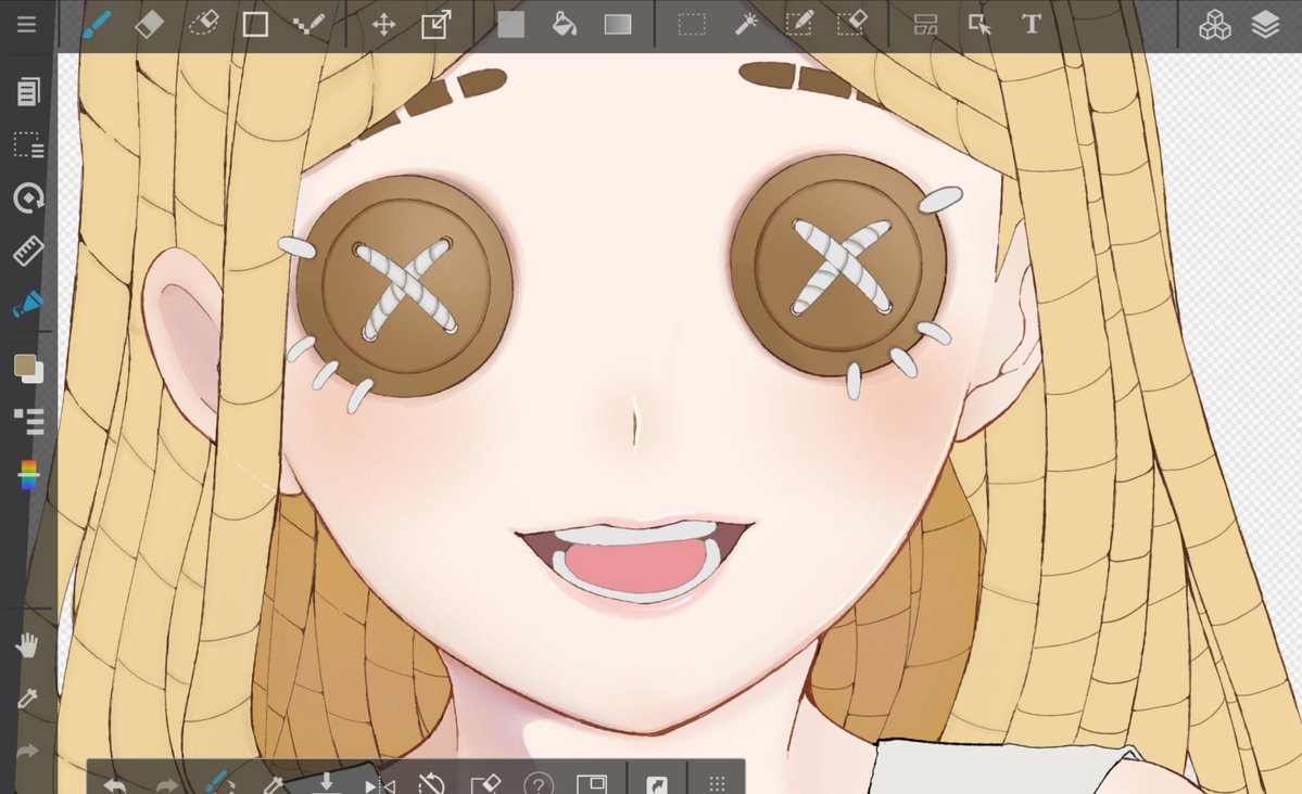 denwar_82's tweet photo. はじめて第五のキャライラスト描いた時のやつでてきた https://t.co/CT8at8MfXH