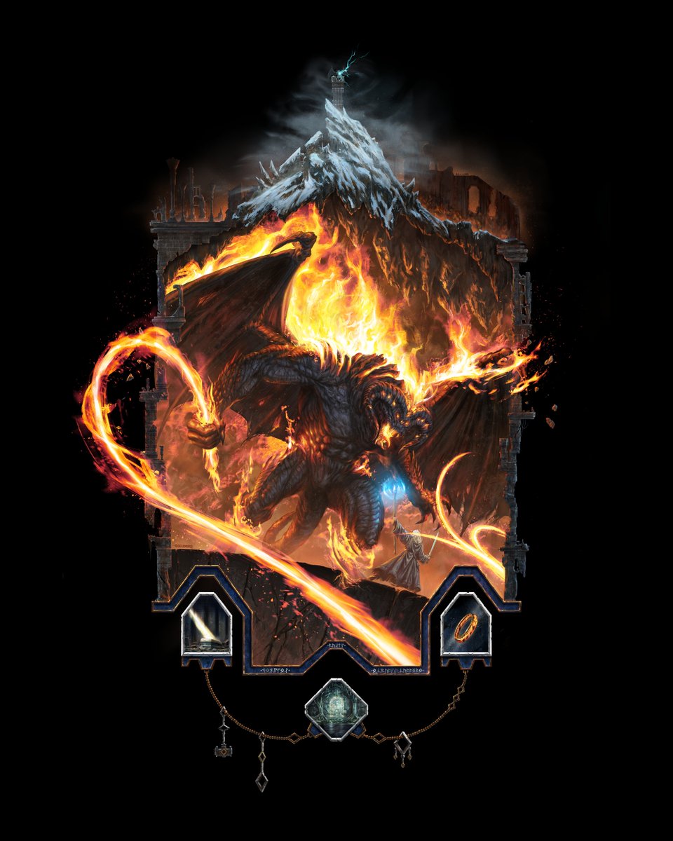 ACEscudero's tweet photo. 🔥The Balrog 🔥
Fan art 🖌️

#lotr #balrog #morgoth #gandalf #sauron https://t.co/yUUSMNCnE3