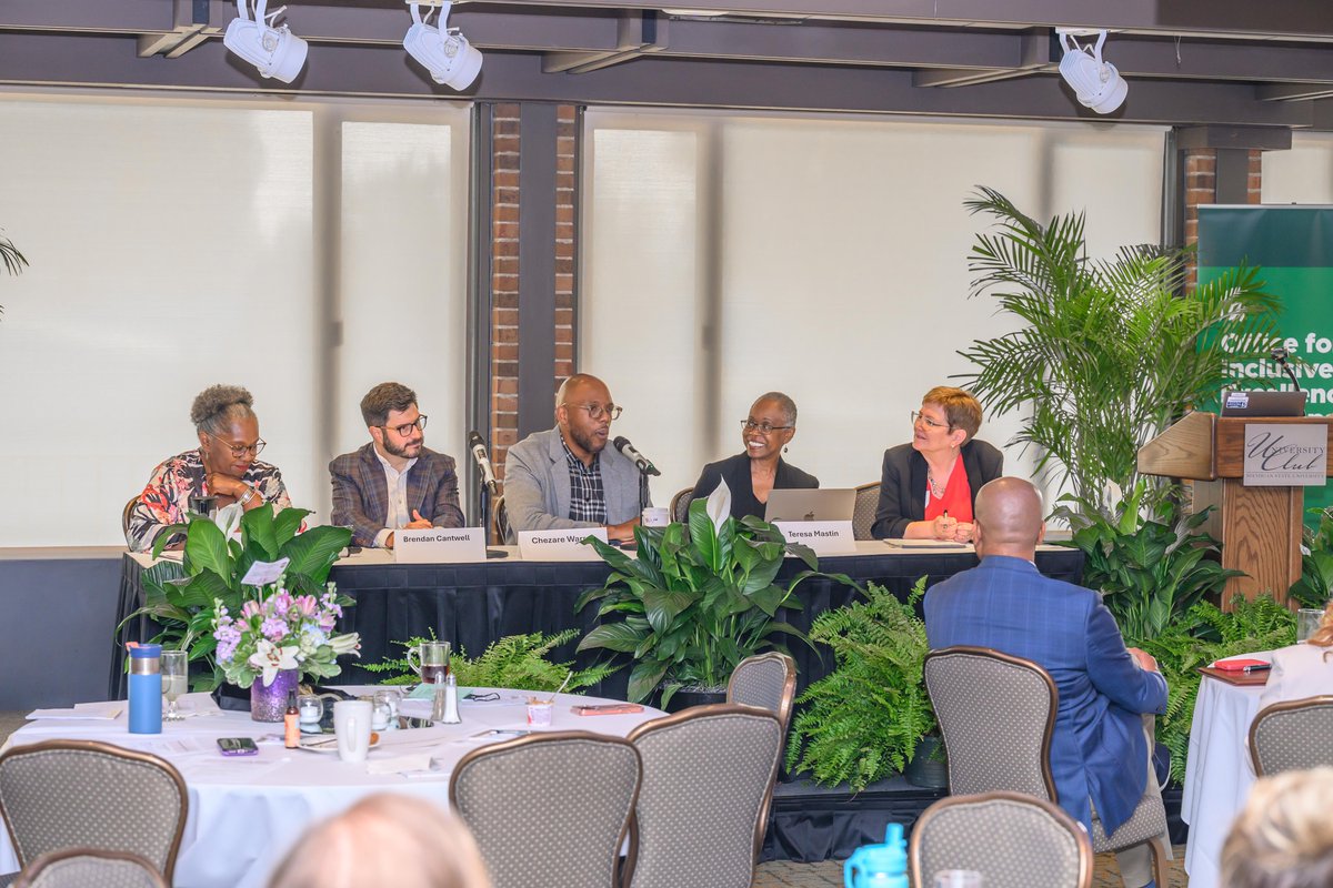 MSUCollegeofEd's tweet photo. CED was feat. at the Summer Leadership Institute (@msuinclusion), where Spartan staff/faculty can bolster leadership practices. MSU Distinguished Professor Ann E. Austin was the keynote speaker; Professor Brendan Cantwell served on a panel. 📸: Derrick L. Turner (@michiganstateu) https://t.co/uCRvtaEk9s